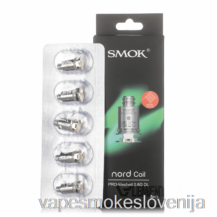Vape Slovenija Smok Nord Pro Nadomestne Tuljave 0.6ohm Dl Mesh Tuljave